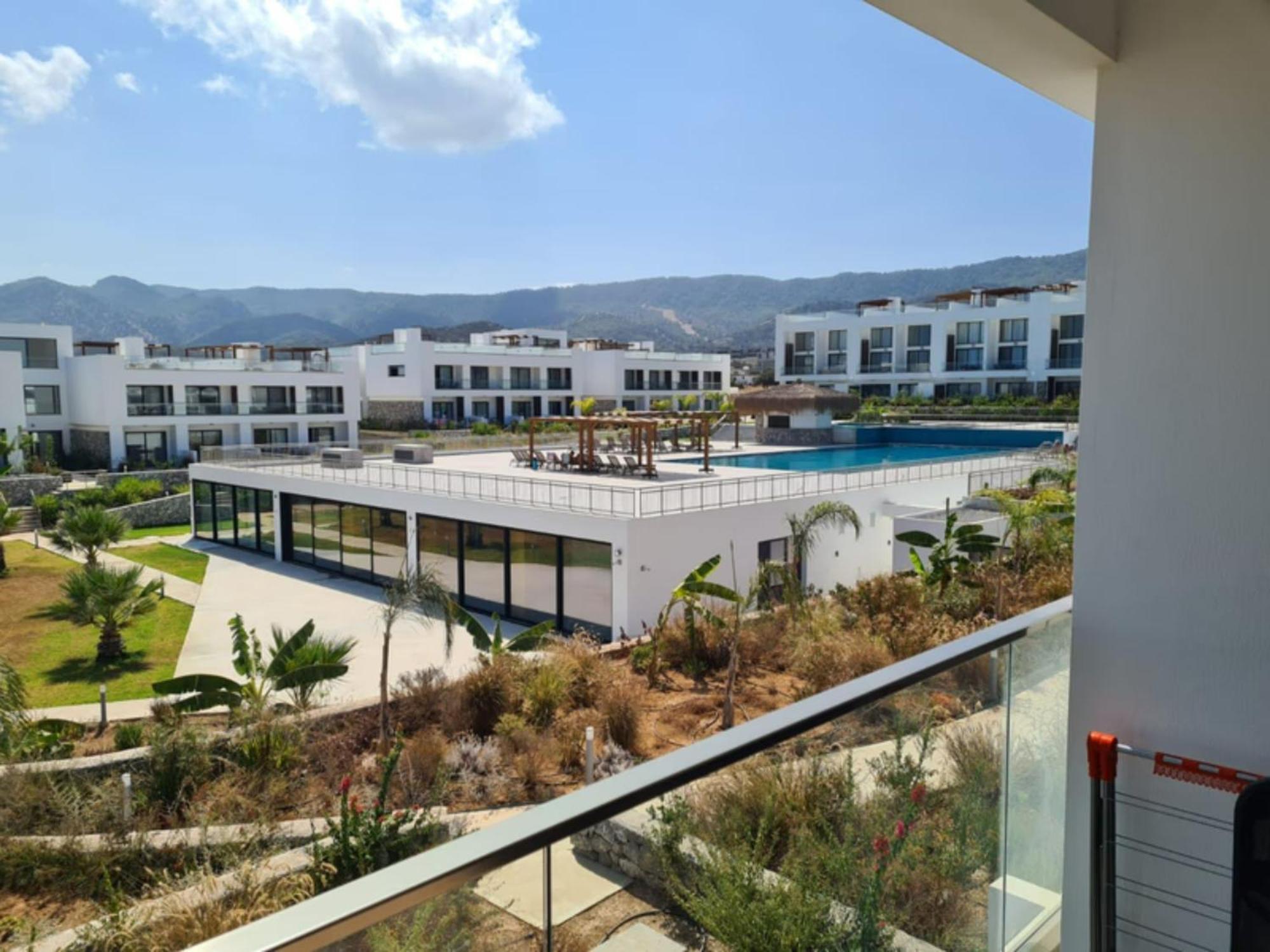 Beachfront Penthouse Studio Apartment, Eco Wellness Resort, Heated Pool Kyrenia  Exterior foto